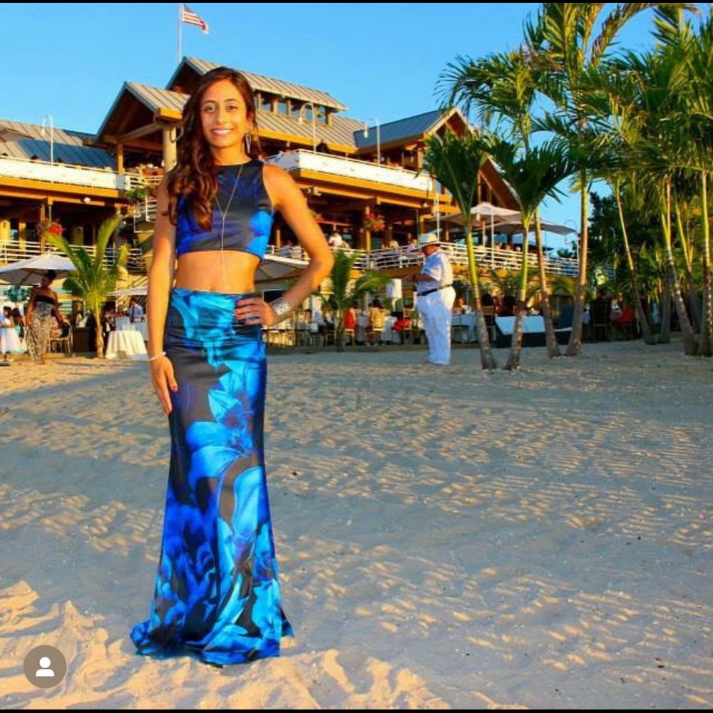 Sabo Skirt Floral Two Piece Maxi